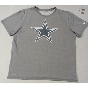 Nike Tee (XL) Men's Gray Faded Dallas Cowboys Dri-Fit Shirt